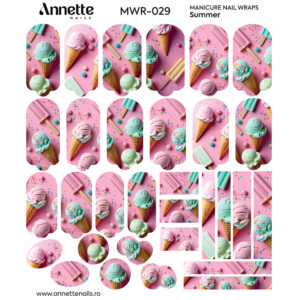 Manicure Nail Wraps MWR-029